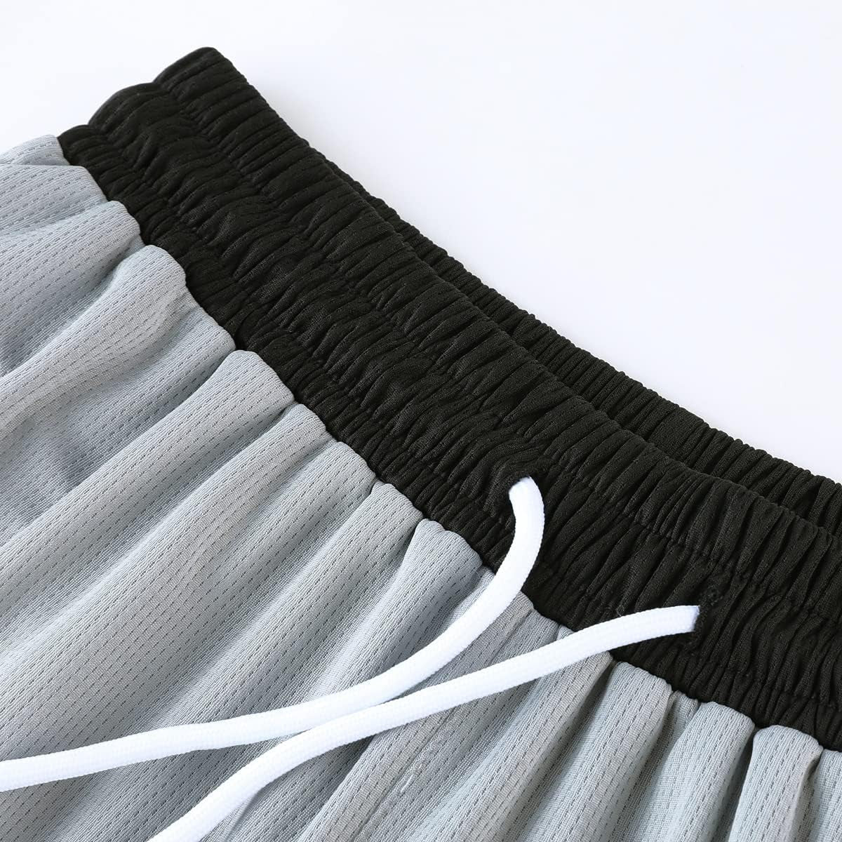 3 Pack Basketball Shorts for Men with Zipper Pockets,Active Athletic Shorts