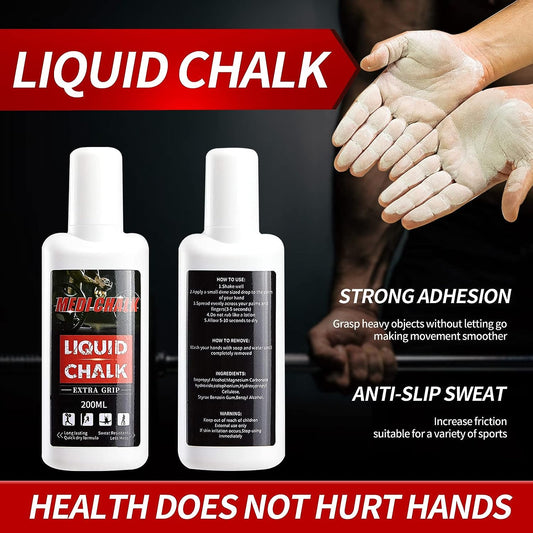 Premium Liquid Chalk for Enhanced Grip - Ideal for Weightlifting, Cross Training, and Pole Dance